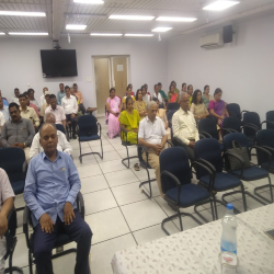 12-04-2019 : Introduction to Vipasaana and Anapana session is conducted  National Informatics Center (NIC), Pune. Approximately, 50 technical staff have attended the session.